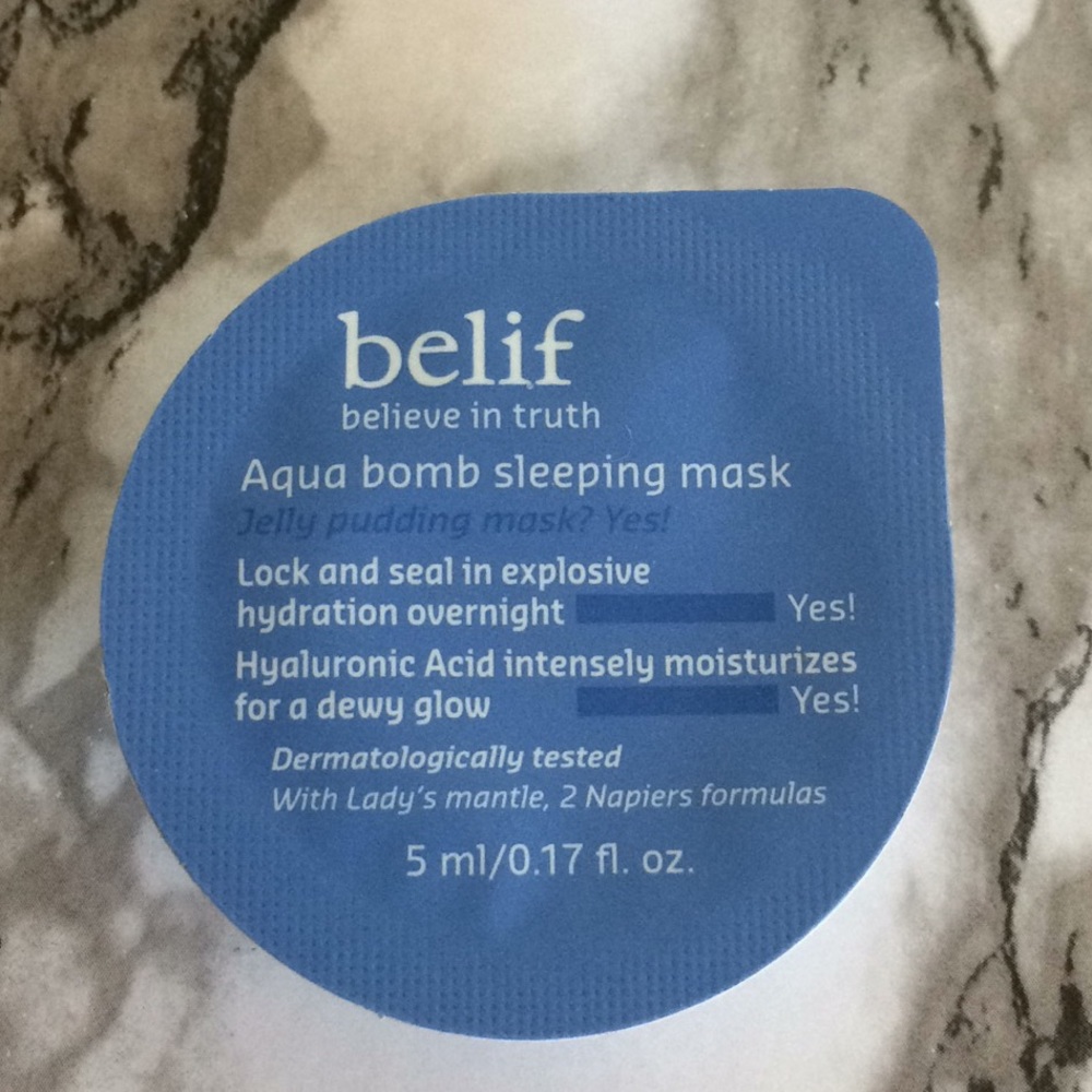 Belif Aqua Bomb Sleeping Mask